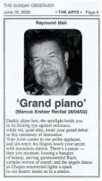 Sonett "Grand Piano" von Raymond Mair (2002)